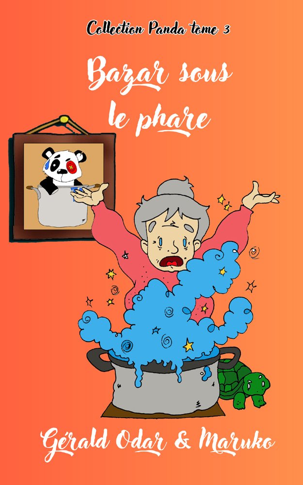 Couverture de 'Bazar sous le phare : une aventure fantastique dès 8 ans : Collection Panda Tome 3'