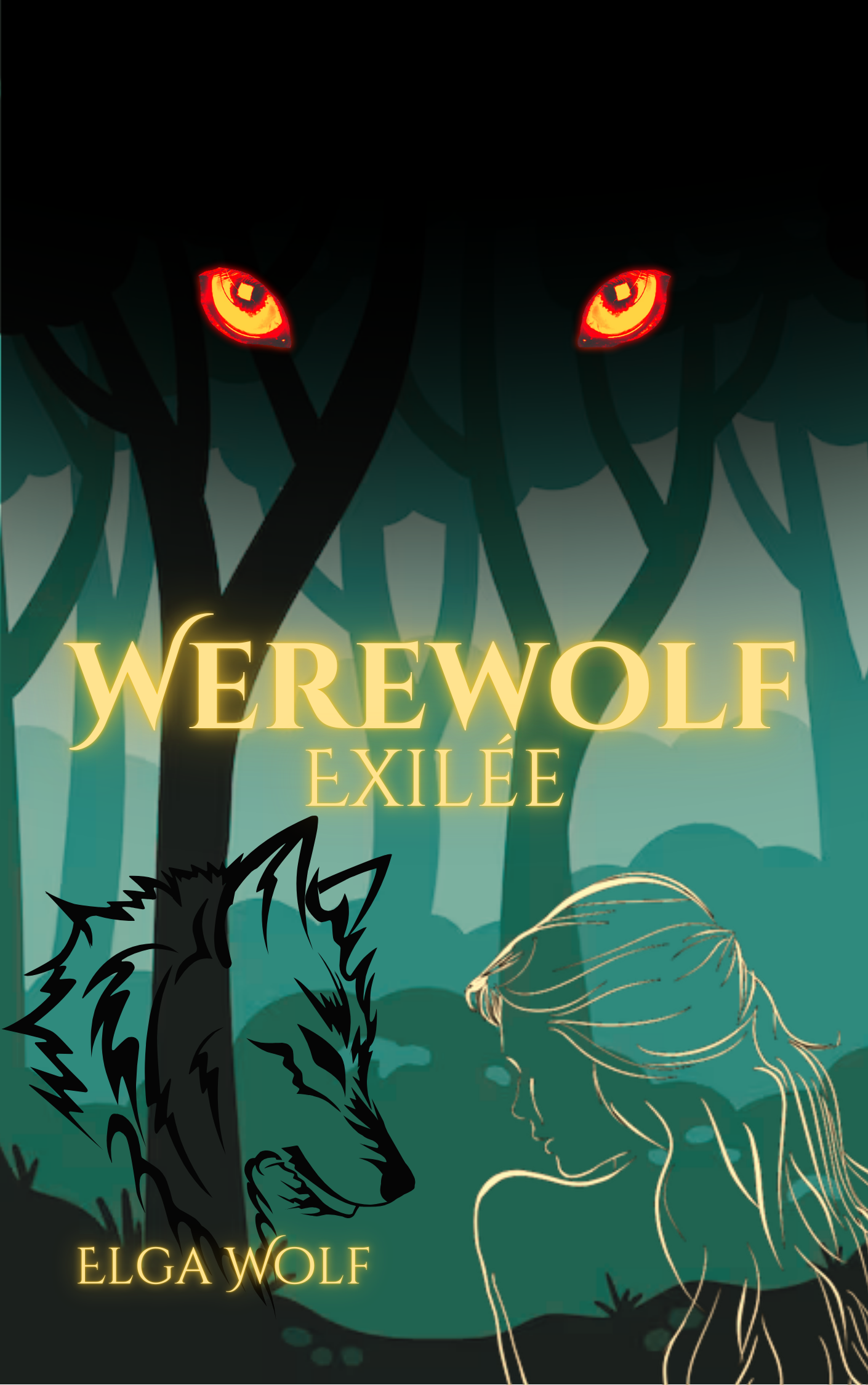 Couverture de Werewolf - Exilée (Tome 1)