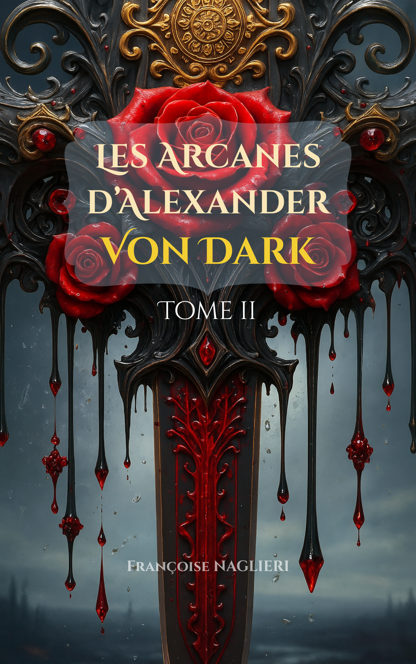 Couverture de Les Arcanes d'Alexander Von Dark (tome 2) Roman Fantasy