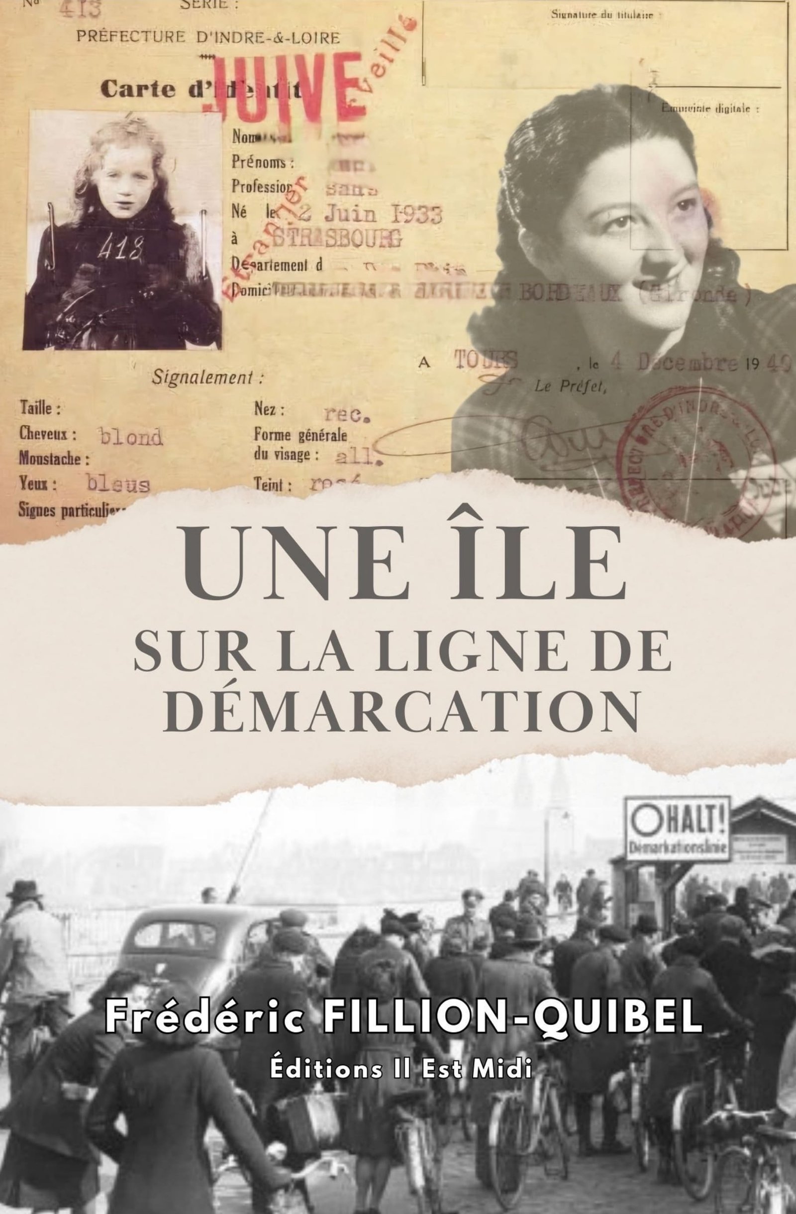 Couverture de Une île sur la ligne de démarcation