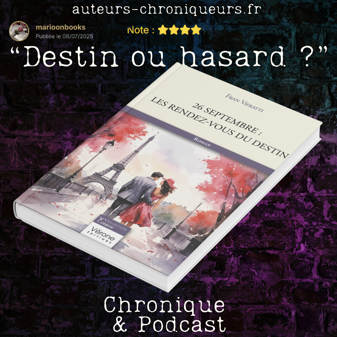Couverture de Les rendez-vous du destin - Fran Vifratti