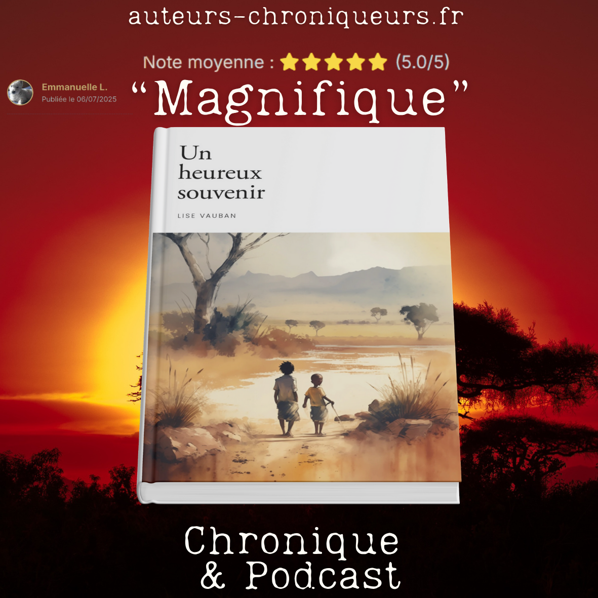Couverture de Un heureux souvenir - Lise Vauban