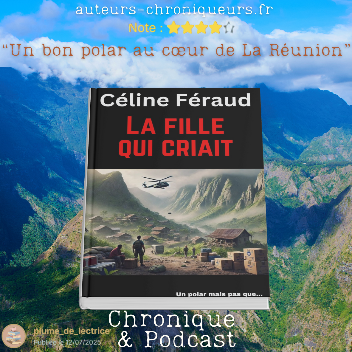 Couverture de La Fille qui criait - Céline Féraud