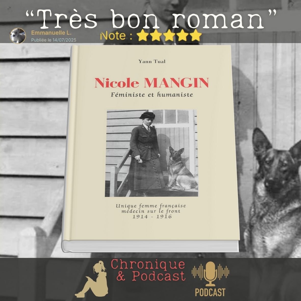Couverture de Nicole Mangin, féministe et humaniste - Yann Tual