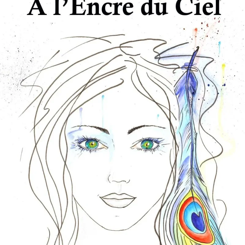 Couverture de À l'Encre du Ciel - Karine de Saga